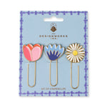Designworks Ink - Set de 3 Paperclips | Floral