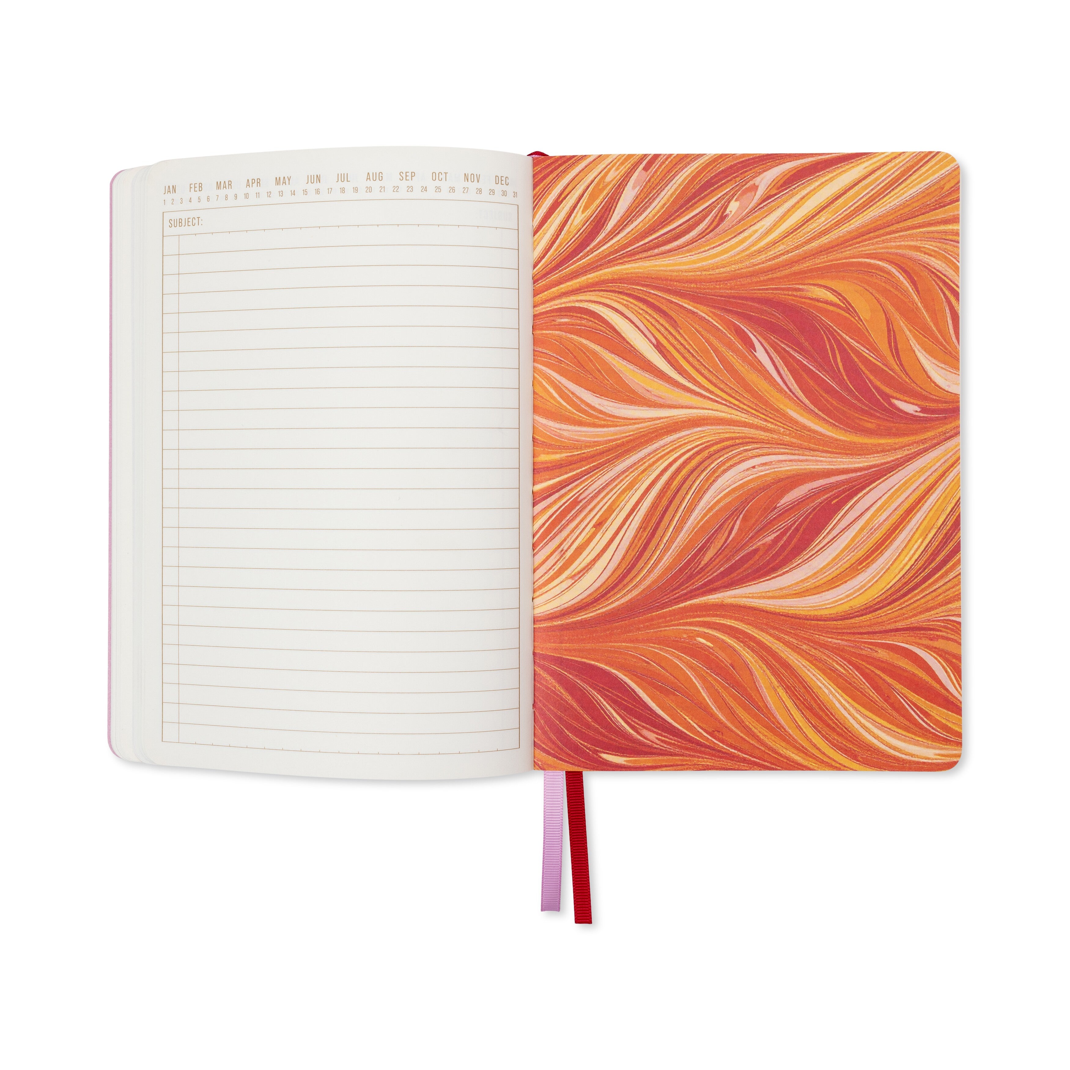 DesignWorks Ink – Marble Soft Cover Cuaderno - Cherry Peach – vista 5