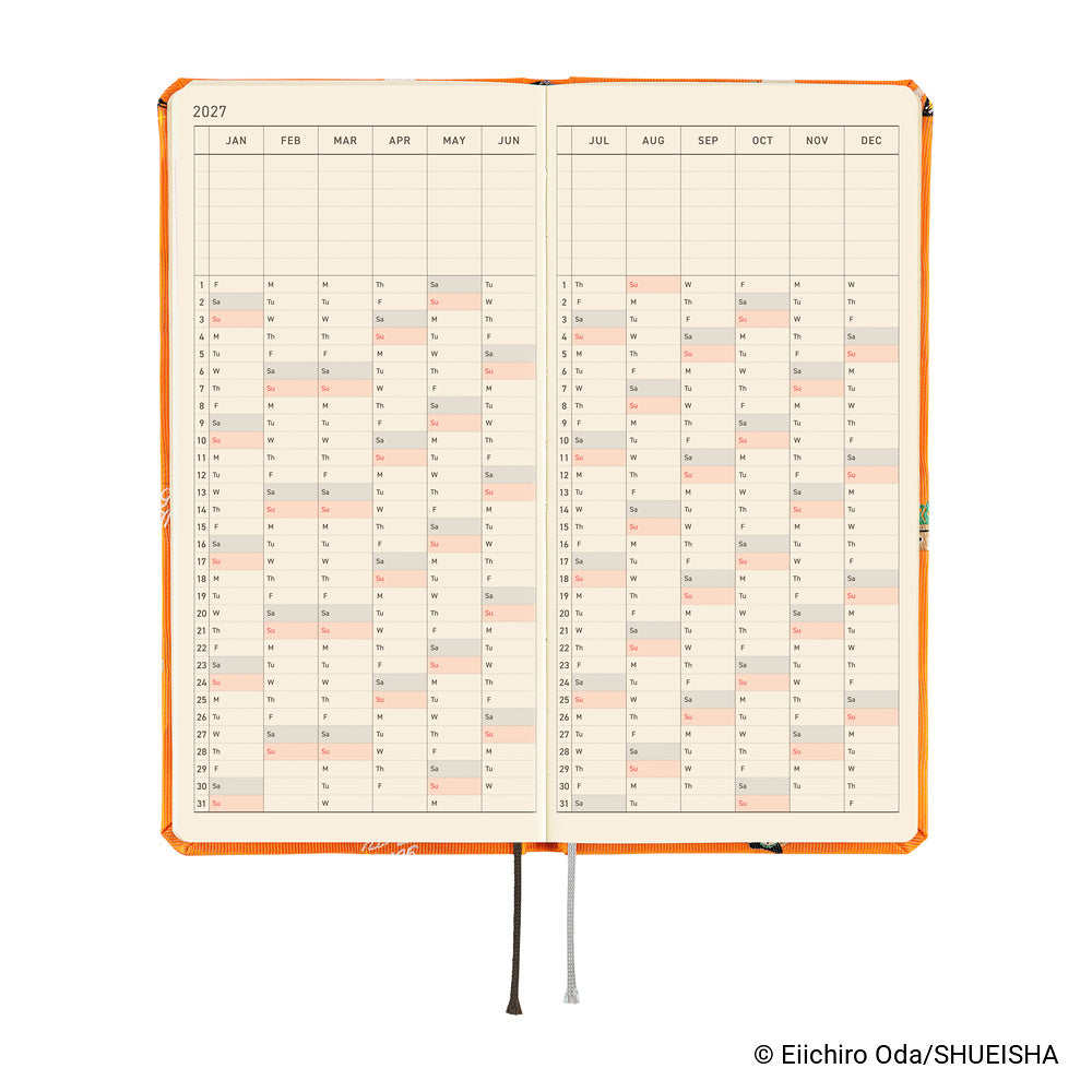 Hobonichi - Agenda Weeks 2027 en inglés | ONE PIECE magazine: Very Very Merry! · detalle 6
