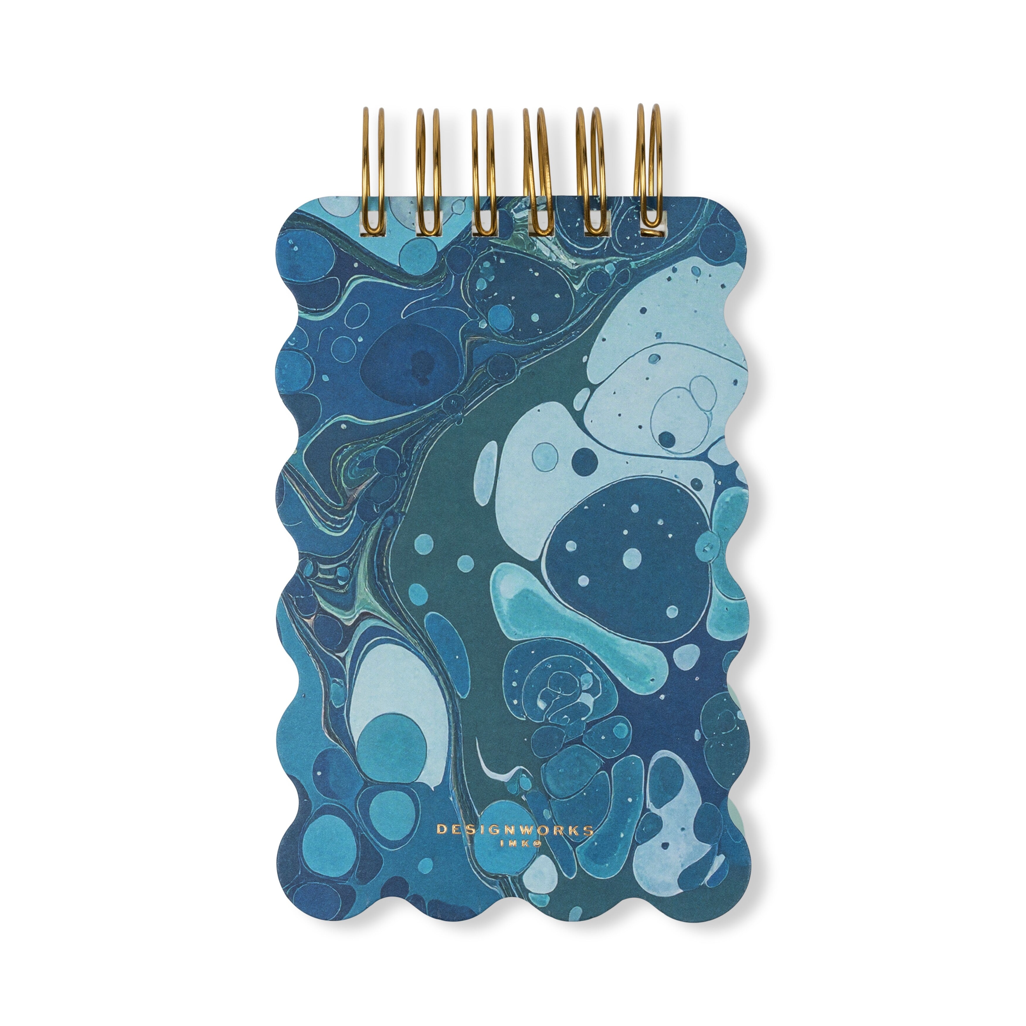 DesignWorks Ink – Marble Wavy Bloc de notas - Teal – vista 4