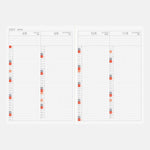 Hobonichi - Agenda Day-Free 2027 A6 en japonés | Mensual y cuaderno · detalle 7