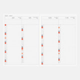 Hobonichi - Agenda Day-Free 2027 A6 en japonés | Mensual y cuaderno · detalle 7