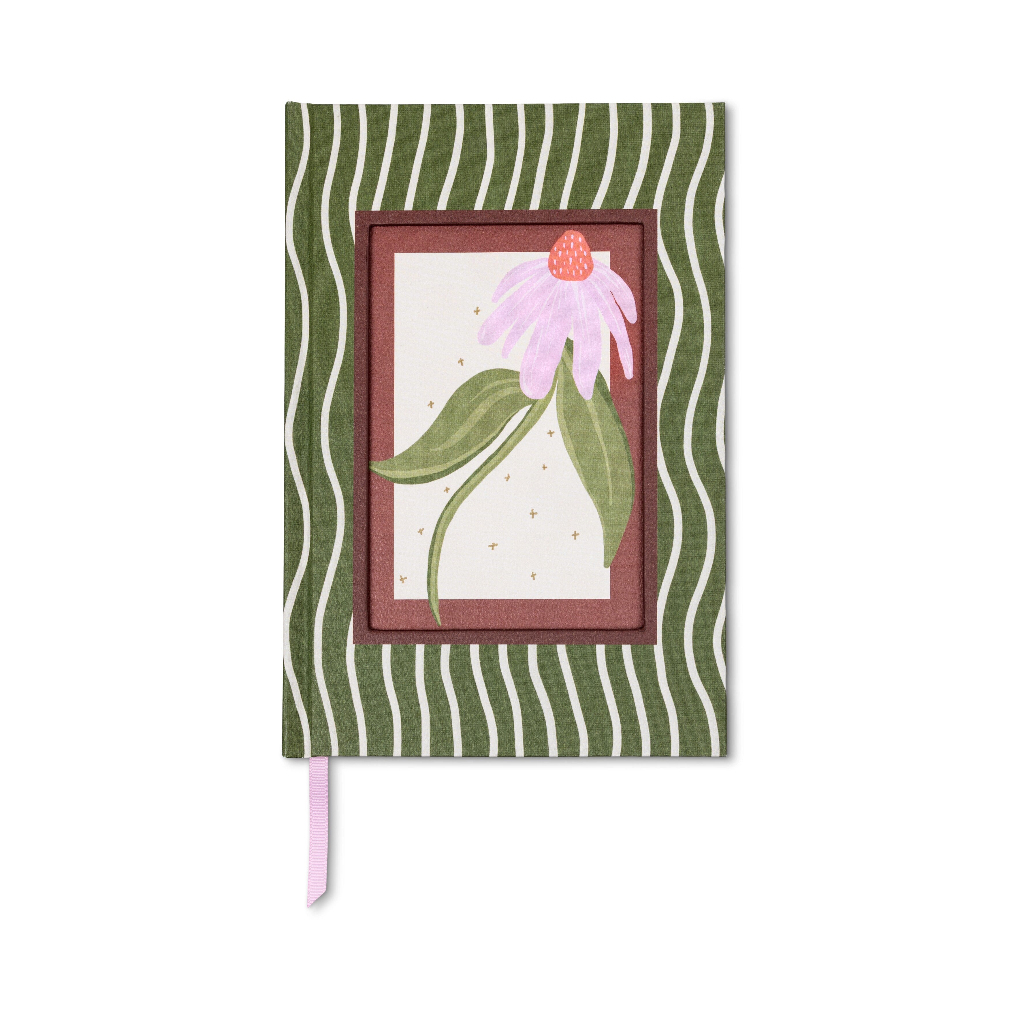 DesignWorks Ink – Framed Floral Cuaderno - Coneflower