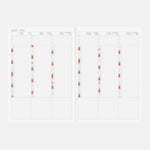 Hobonichi - Agenda Day-Free 2027 A5 en japonés | Mensual y cuaderno · detalle 7