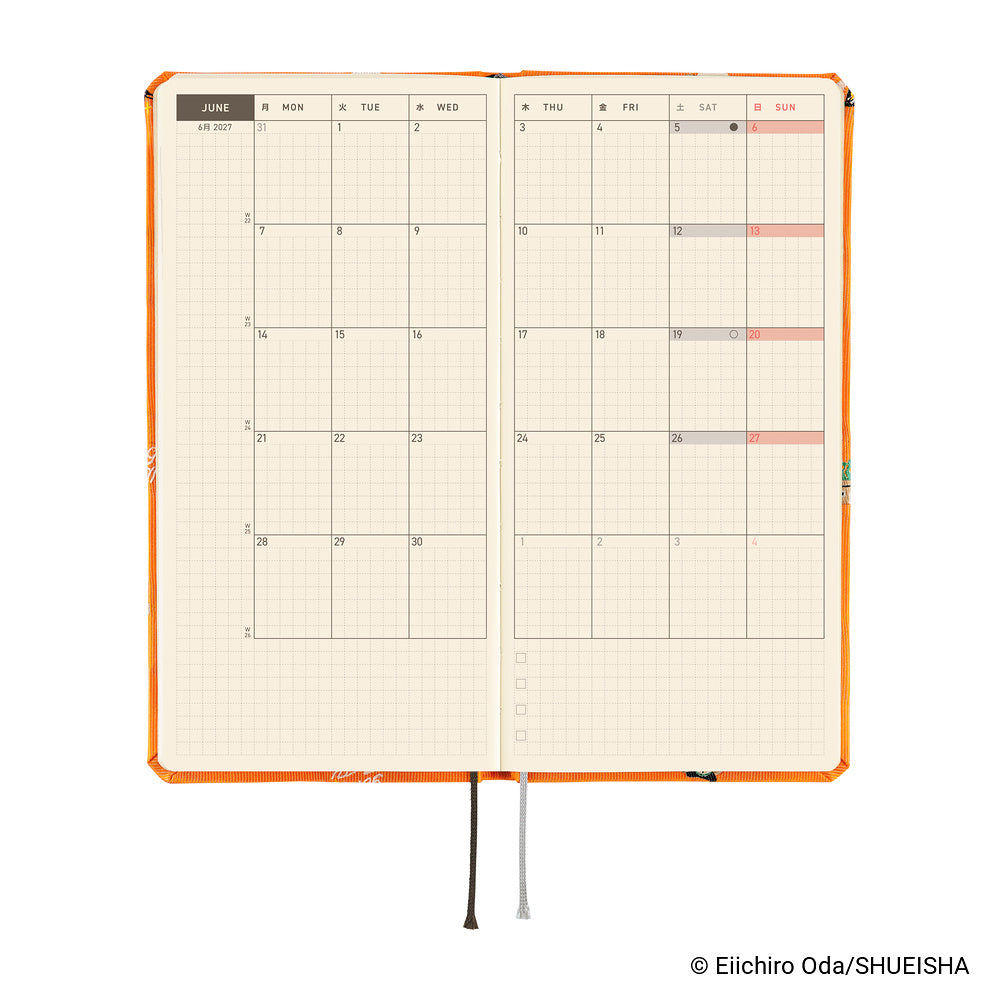 Hobonichi - Agenda Weeks 2027 en inglés | ONE PIECE magazine: Very Very Merry! · detalle 4