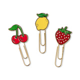 Designworks Ink - Set de 3 Paperclips | Fruit