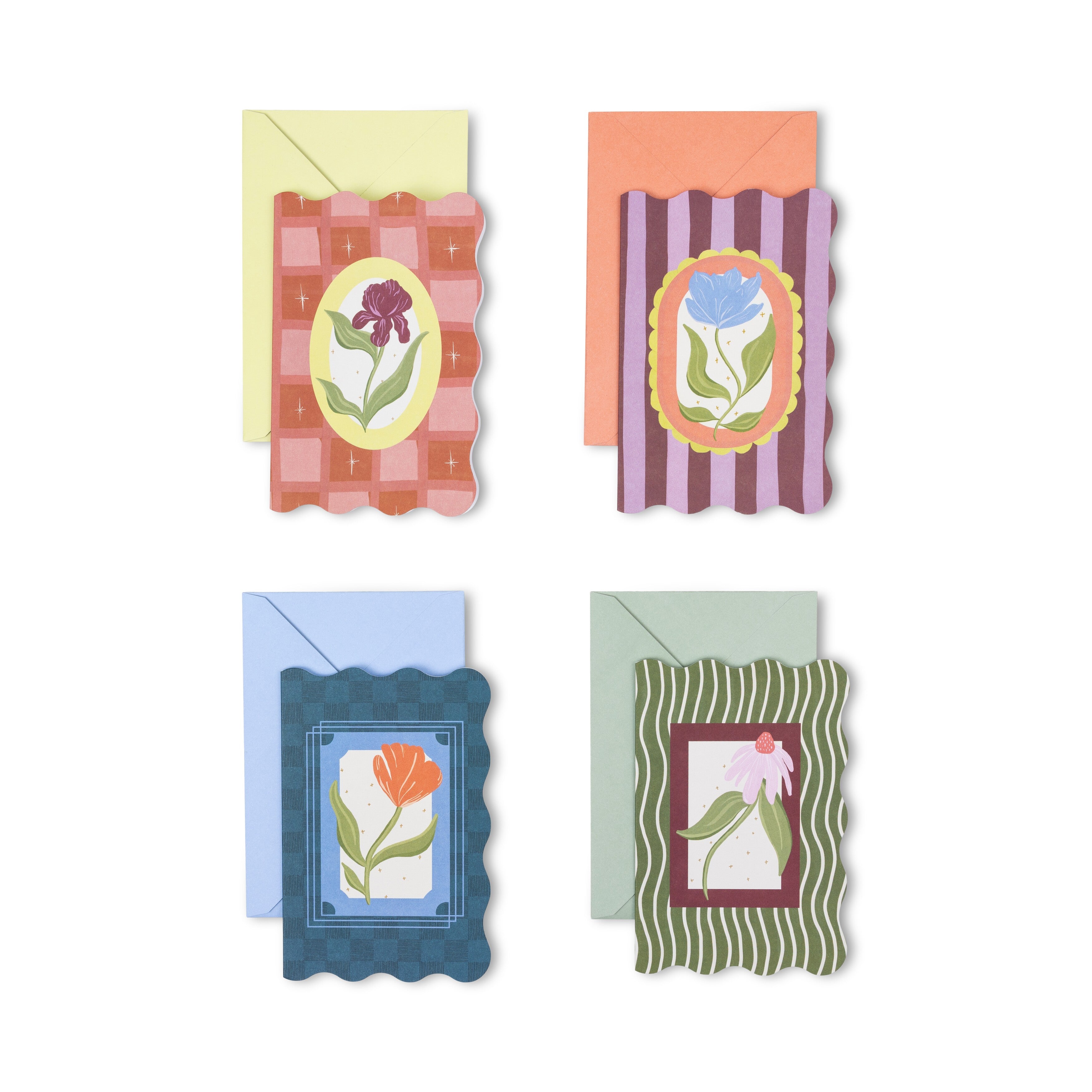 DesignWorks Ink – Framed Floral Set de tarjetas - Set of 16 Assorted – vista 4