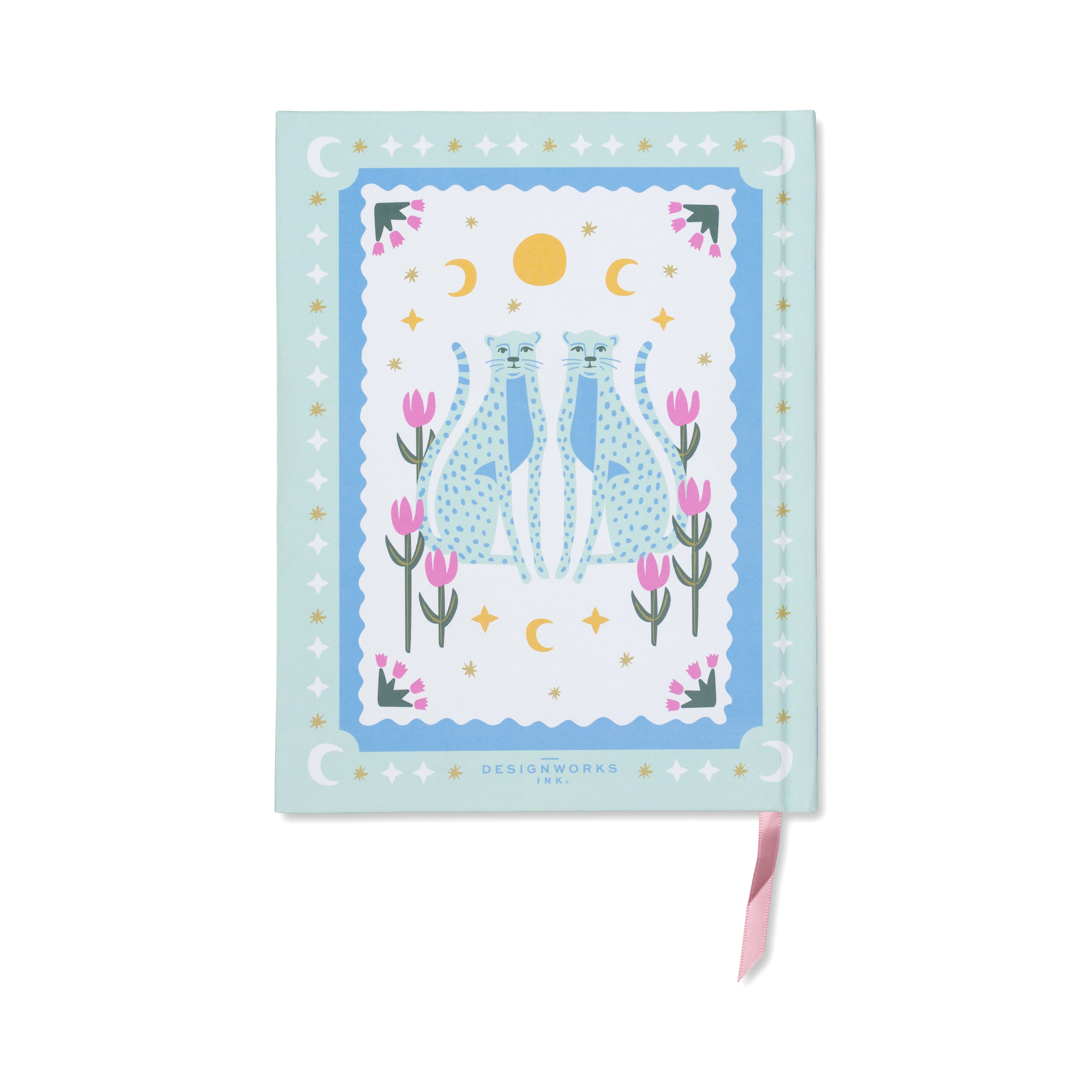 DesignWorks Ink – A Dopo Cuaderno - Blue Cheetahs