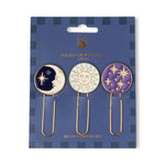 Designworks Ink - Set de 3 Paperclips | Celestial