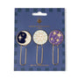 Designworks Ink - Set de 3 Paperclips | Celestial