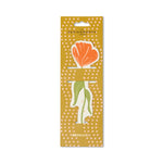 DesignWorks Ink – Framed Floral Marcapáginas - Poppy
