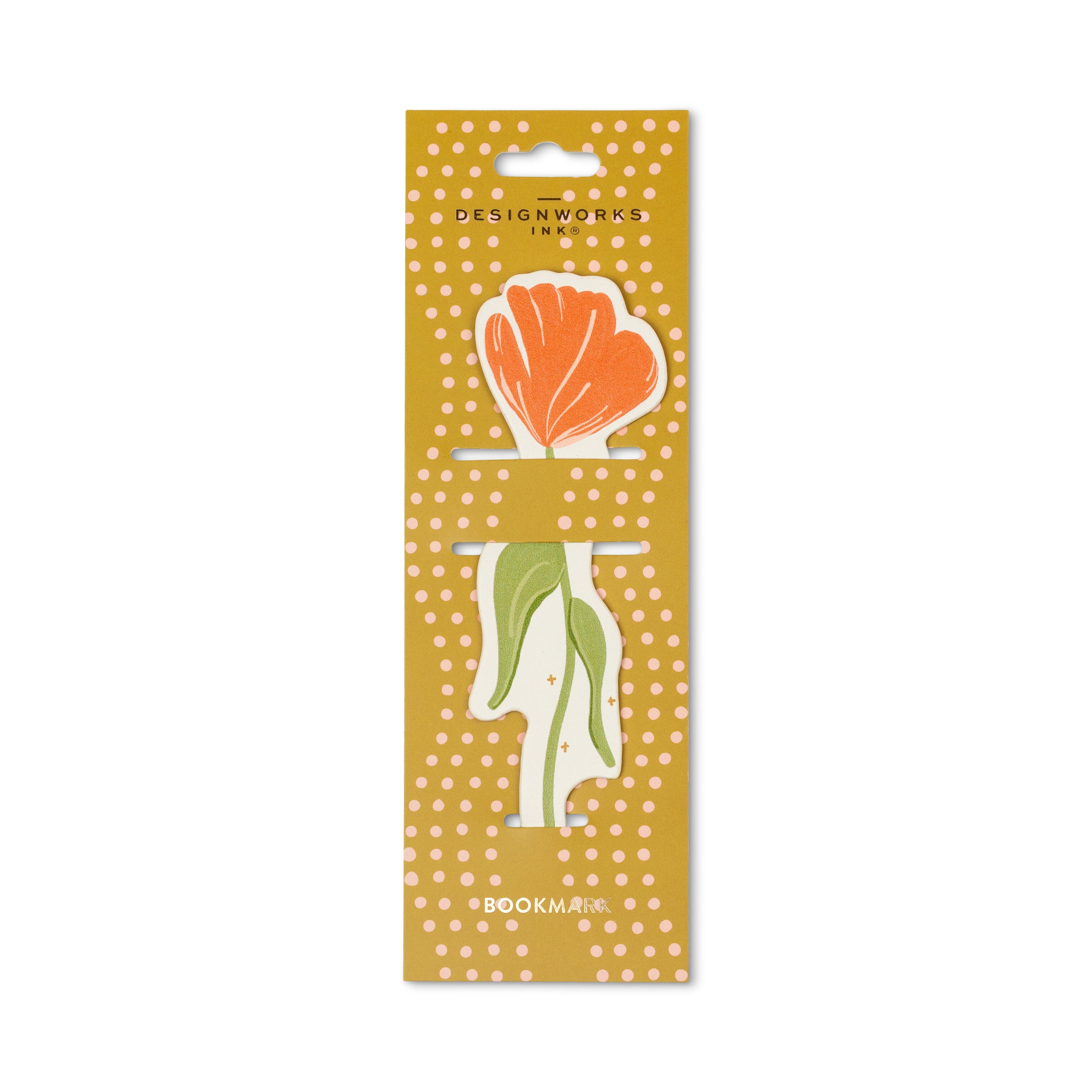 DesignWorks Ink – Framed Floral Marcapáginas - Poppy