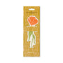 DesignWorks Ink – Framed Floral Marcapáginas - Poppy