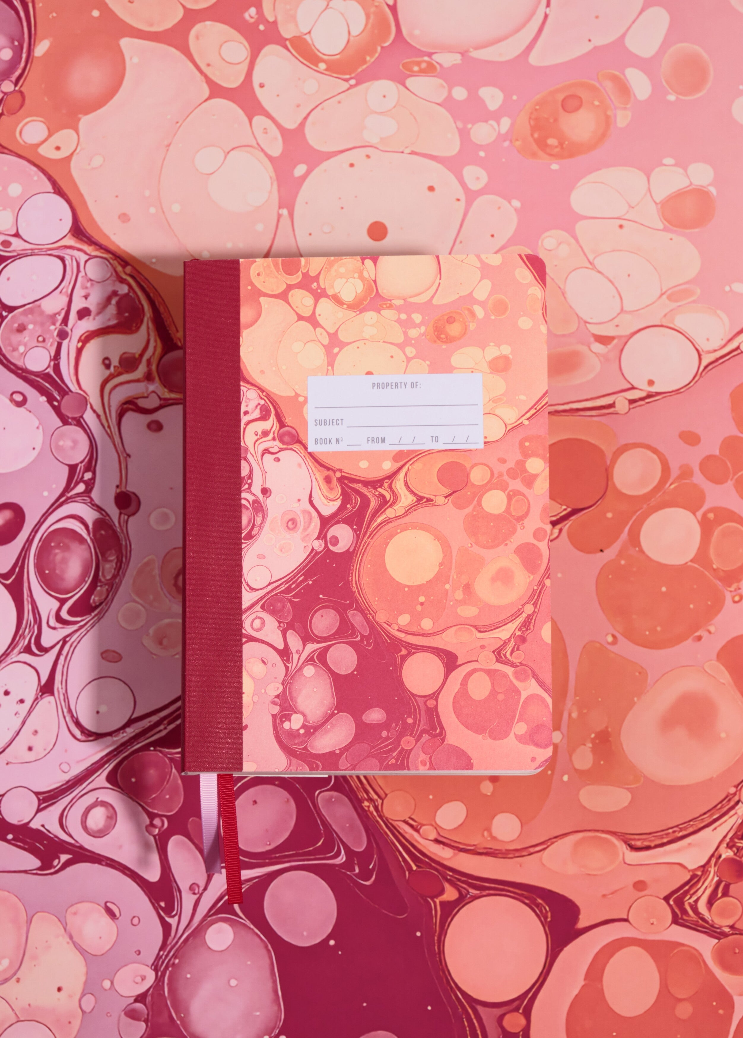 DesignWorks Ink – Marble Soft Cover Cuaderno - Cherry Peach – vista 12