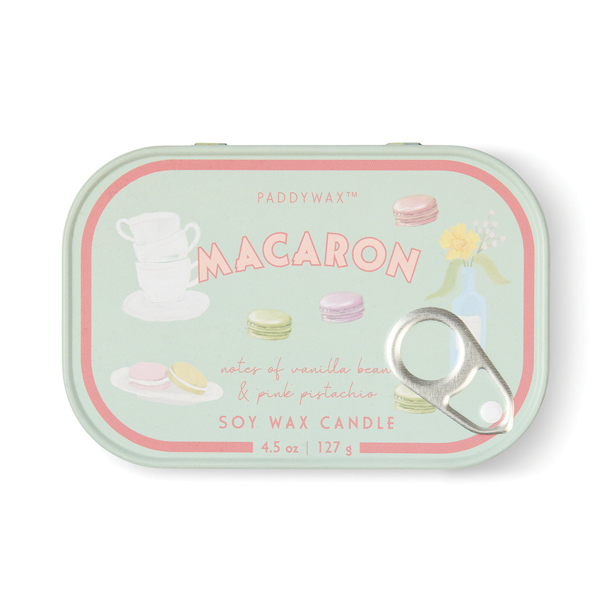 Paddywax – Vela Aromática Bistro 4.5oz/127g | Macaron - Amber & Pistachio – imagen 2