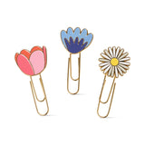 Designworks Ink - Set de 3 Paperclips | Floral