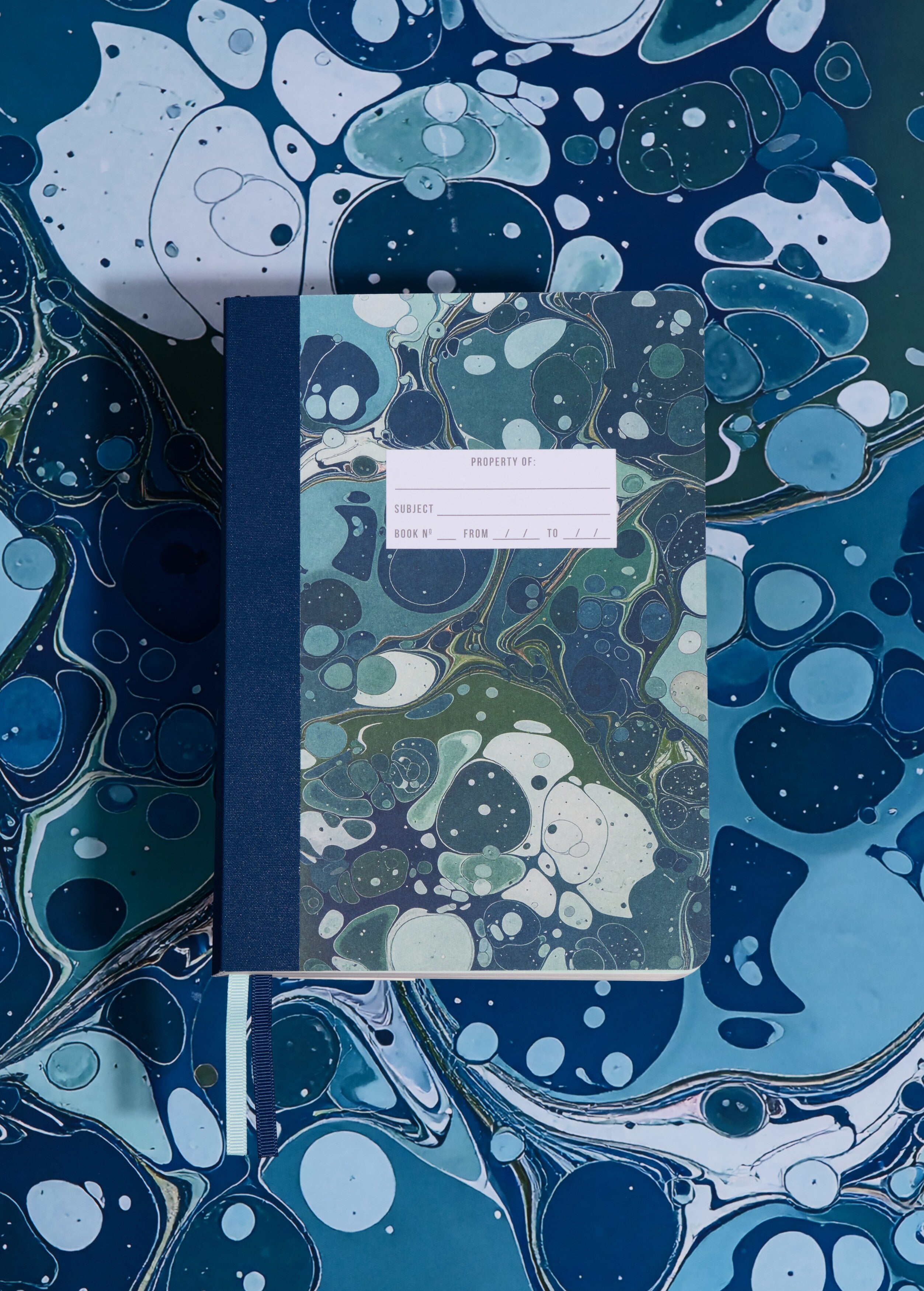 DesignWorks Ink – Marble Soft Cover Cuaderno - Teal – vista 12