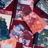 DesignWorks Ink – Marble Soft Cover Cuaderno - Burgundy Sky – vista 12