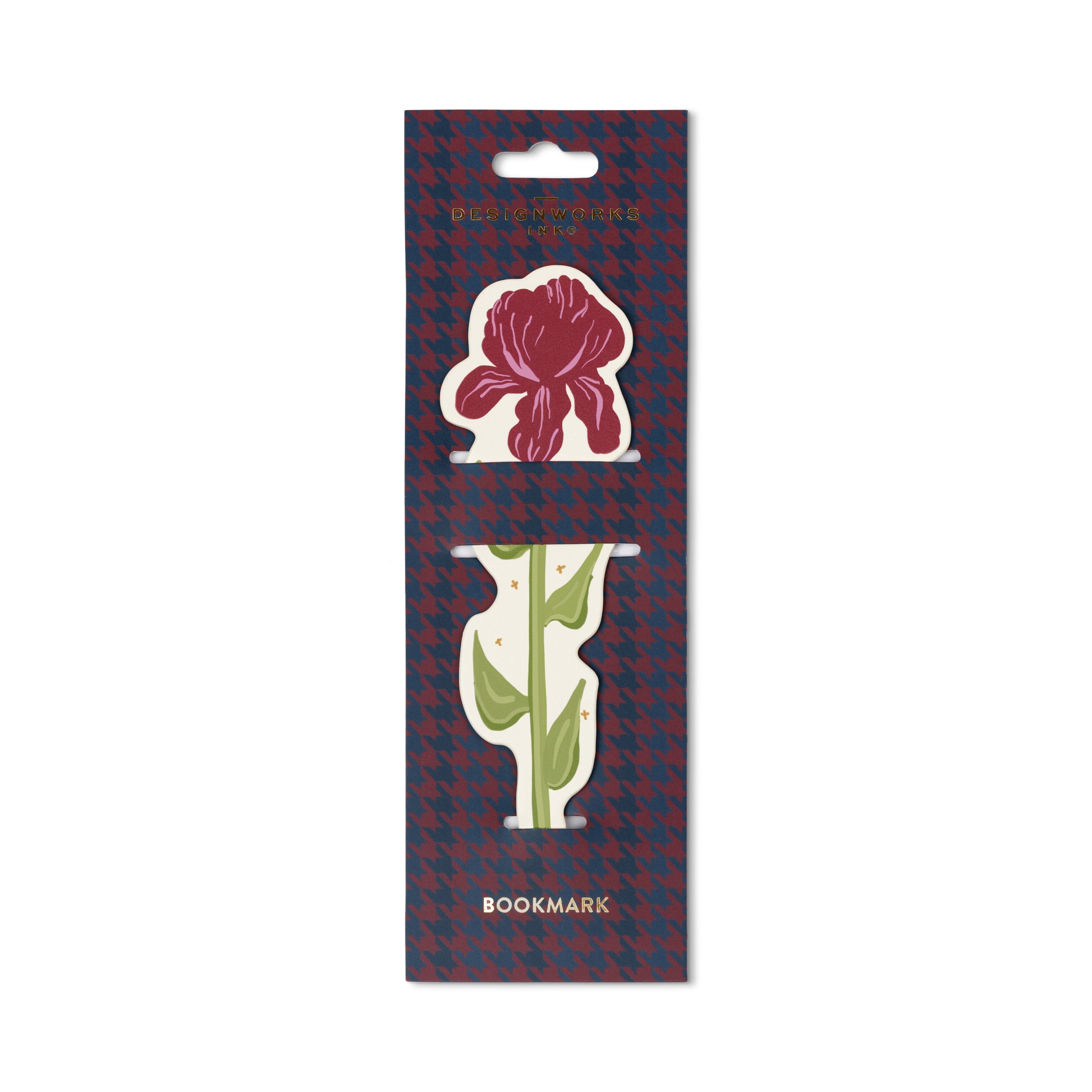 DesignWorks Ink – Framed Floral Marcapáginas - Iris