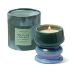 Paddywax – Vela Aromática Melt de Cerámica 8.5oz/240g | Ombre Blue/Green - Fresh Air & Sea Salt – imagen 1