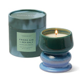 Paddywax – Vela Aromática Melt de Cerámica 8.5oz/240g | Ombre Blue/Green - Fresh Air & Sea Salt – imagen 1