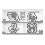 Midori - E-Clips Metal Paper Clips/Page Marker - Cats