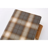Hobonichi - Funda A6 Original Size | Shirt Fabric Foggy Plaid