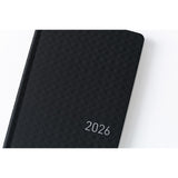 Hobonichi - Agenda Weeks | Paper Series: Black Gingham - Semanal - Enero a Diciembre 2026