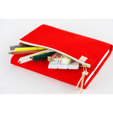 Hobonichi - Funda Cousin A5 | Tragen: Red