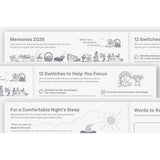Hobonichi - Agenda Hobonichi Techo 2026 Cousin Book A5 | Inglés - Día Página - Enero a Diciembre