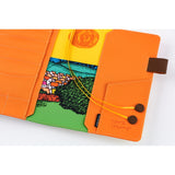 Hobonichi - Funda Cousin A5 | 100%ORANGE: Where’s the Squirrel Going