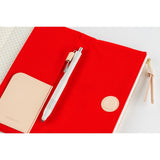 Hobonichi - Funda Weeks Tragen | Red