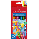Faber-Castell - Set of 12 Classic Colour Watercolor Pencils