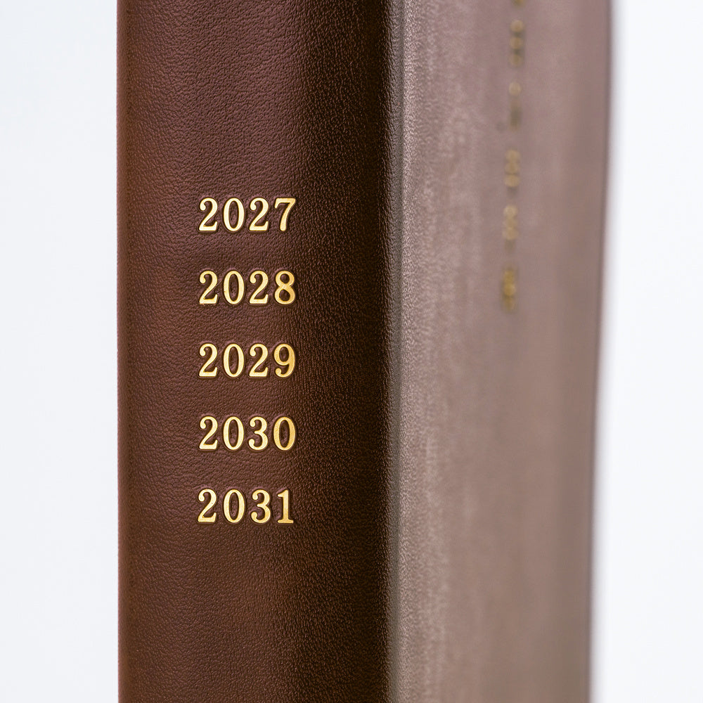 Hobonichi - Agenda 5-Year Techo 2027-2031 A6 en japonés | Hobonichi 5-Year Techo Japanese Book (2027-2031) [A6 size] ·…