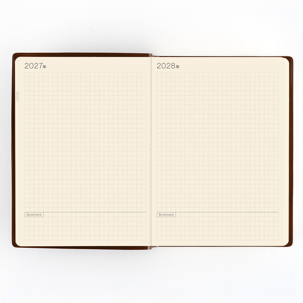 Hobonichi - Agenda 5-Year Techo 2027-2031 A6 en japonés | Hobonichi 5-Year Techo Japanese Book (2027-2031) [A6 size] ·…