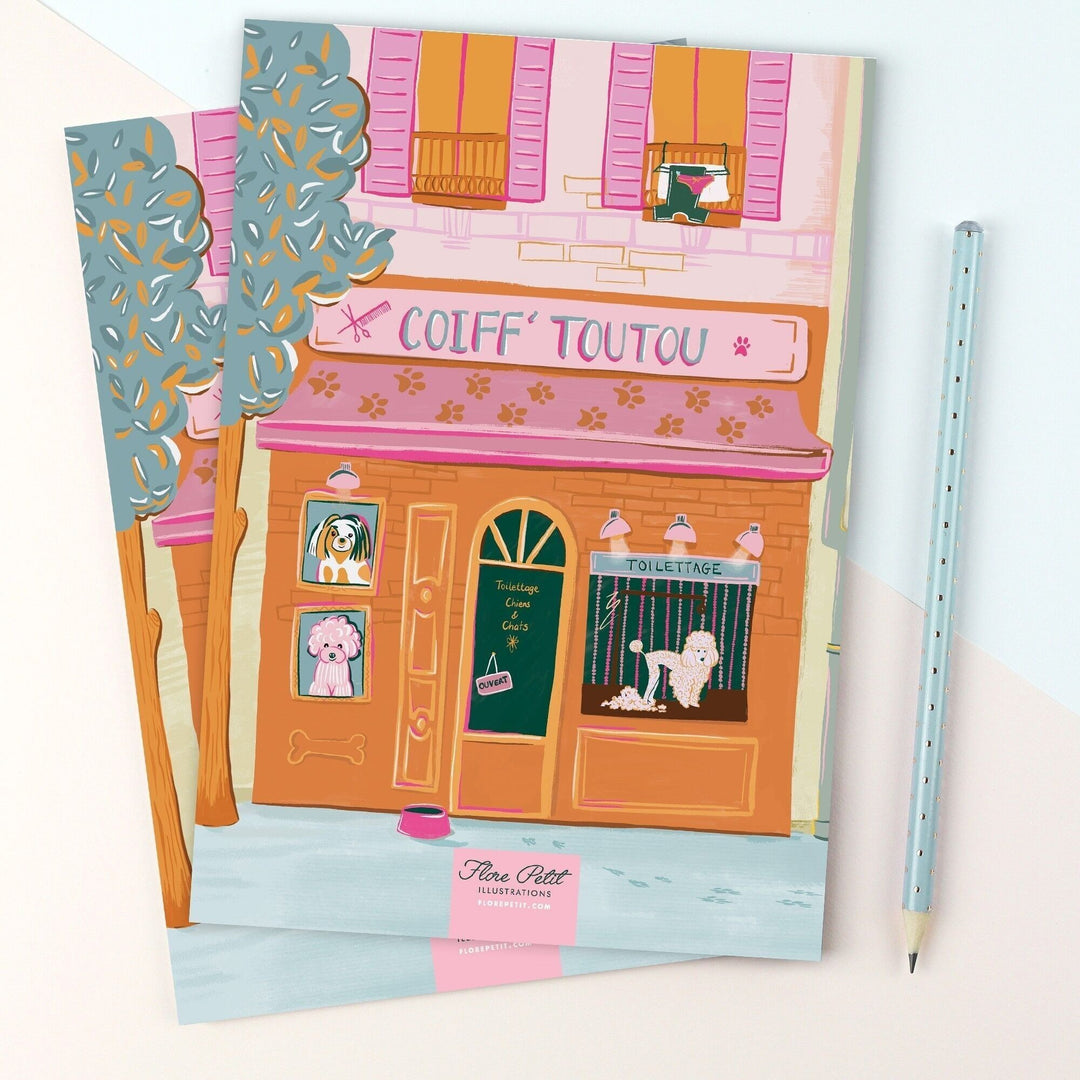 Flore Petit - Cuaderno Le Salon de beauté | A5 | Hojas con Líneas