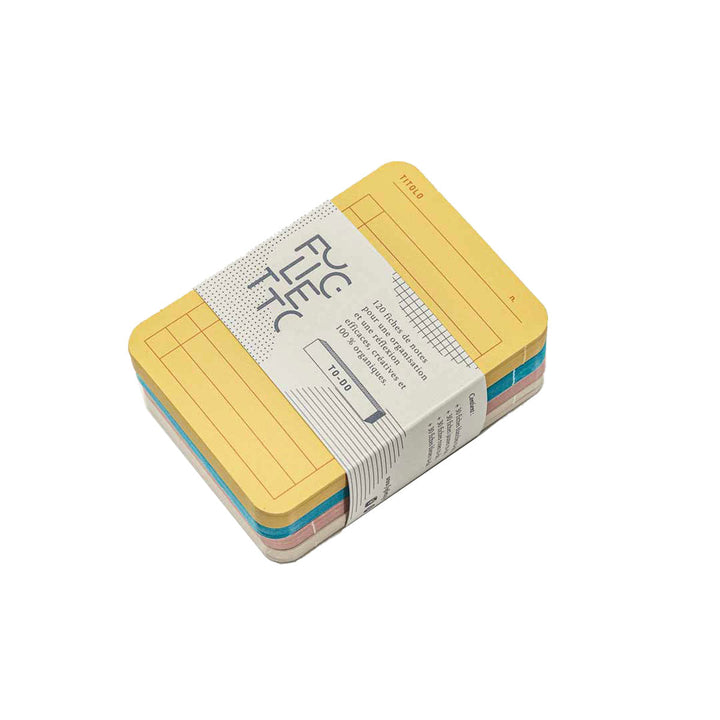 Foglietto - Organizzazione | Pack of 60 A7 cards | Multicolour Bright