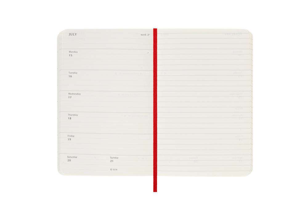 Moleskine - Diary Classic 2024 Pocket 9x14cm, Weekly, Soft Cover