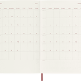 Moleskine - Diary Classic 2025 Large A5 Weekly, Soft Cover | Jan - Dec 25 | Red