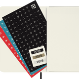 Moleskine - Agenda Classic 2025 Pocket 9x14cm Semanal, tapa blanda | Ene - Dic 25 | Negro