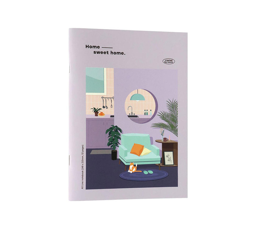 Iconic  Cuaderno Haru A5 | 02 Sweet home | Hojas con Líneas