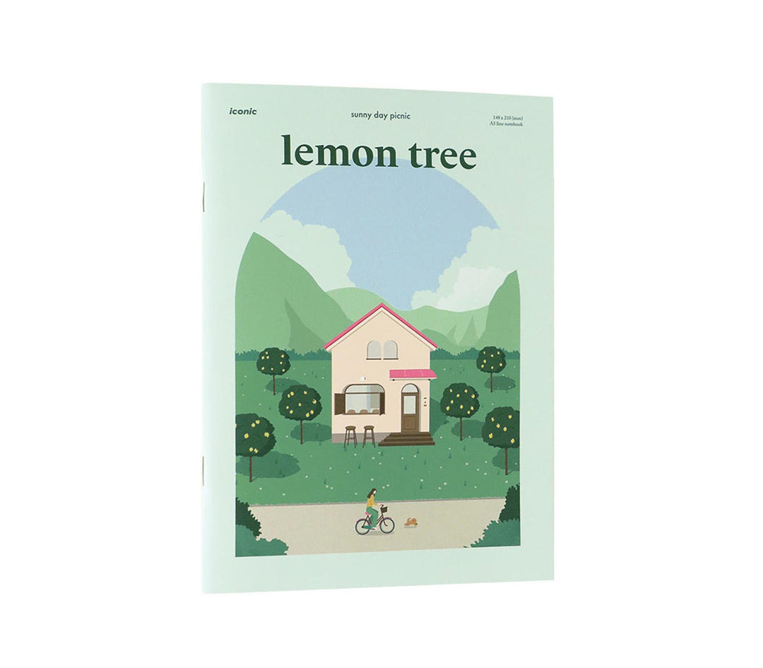 Iconic  Cuaderno Haru A5 | 05 Lemon tree | Hojas con Líneas