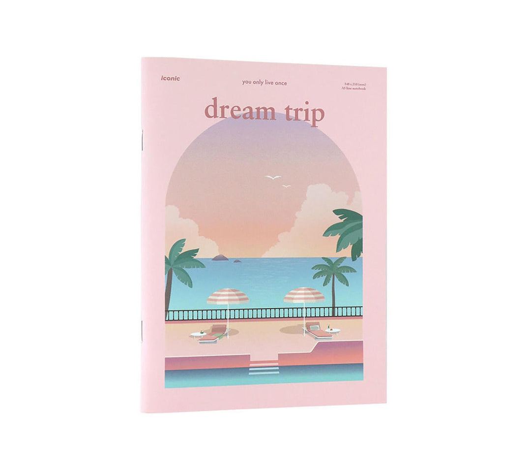 Iconic  Notebook Haru A5 | 06 Dream trip | Lined
