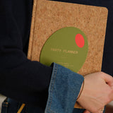 Planificador Cork Olive en uso