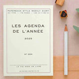 Hightide - Poche A6 Les Agendas Diary 2025 Weekly A6 | Oct 2024 a Ene 2026 | Mint