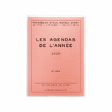 Hightide - Poche A6 Les Agendas Diary 2025 Weekly A6 | Oct 2024 a Ene 2026 | Pink