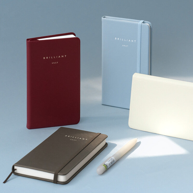 Brilliant Monthly Planner 2027 — colores de la colección