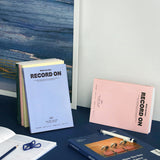 Record On Plan Weekly A5 2027 · Misty Pink