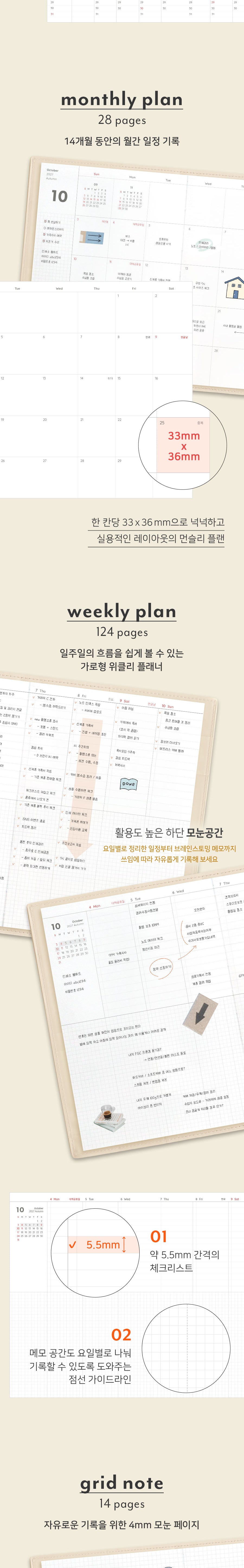 Iconic The Planner M 2027 — original detalle e interior 7