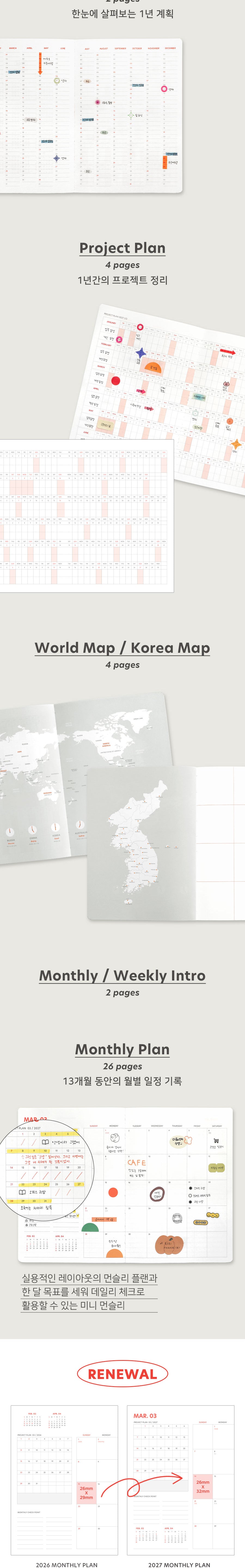 Iconic Brilliant Weekly Planner 2027 — original detalle e interior 8
